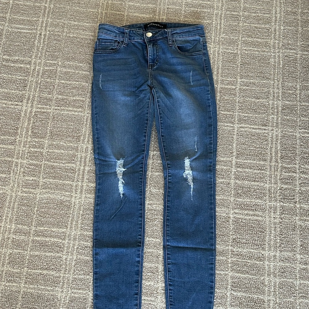 Prosperity Distressed Skinny Jeans